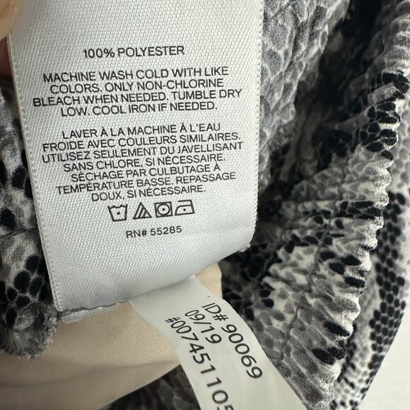 EXPRESS WOMEN'S HIGH RISE SNEAKSKIN PRINT CUFFED ANKLES JOGGER PANTS SIZE M - Picture 11 of 12